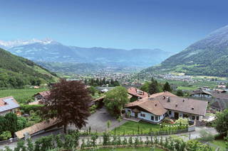 Urlaub auf dem Bauernhof - Wiedmairhof in Algund - Meran aus Algund