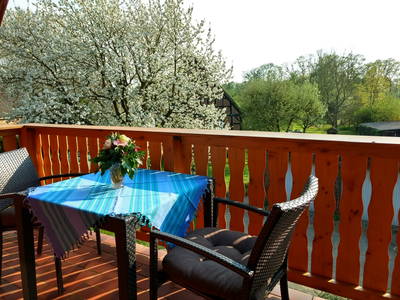 Terasse/Loggia Hofseite