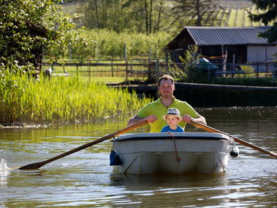 Ruderboot auf dem Forellensee
