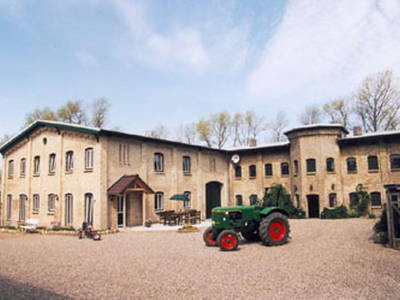 Ferienhof Börsby, der Hofplatz