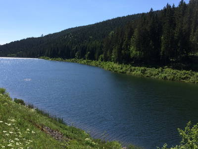 Linacher Stausee - ideal für eine Wanderung