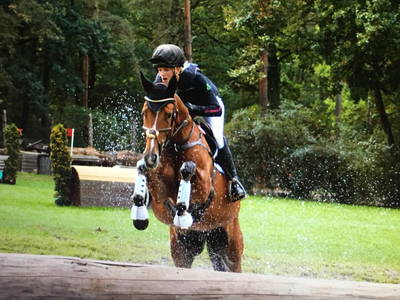 Unsere fünfjährige Bundeschampionesse Vielseitigkeit 2018 Clara Bö mit ihrer Reiterin Anna Siemer
