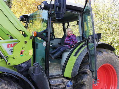 Traktorfahren macht Spaß